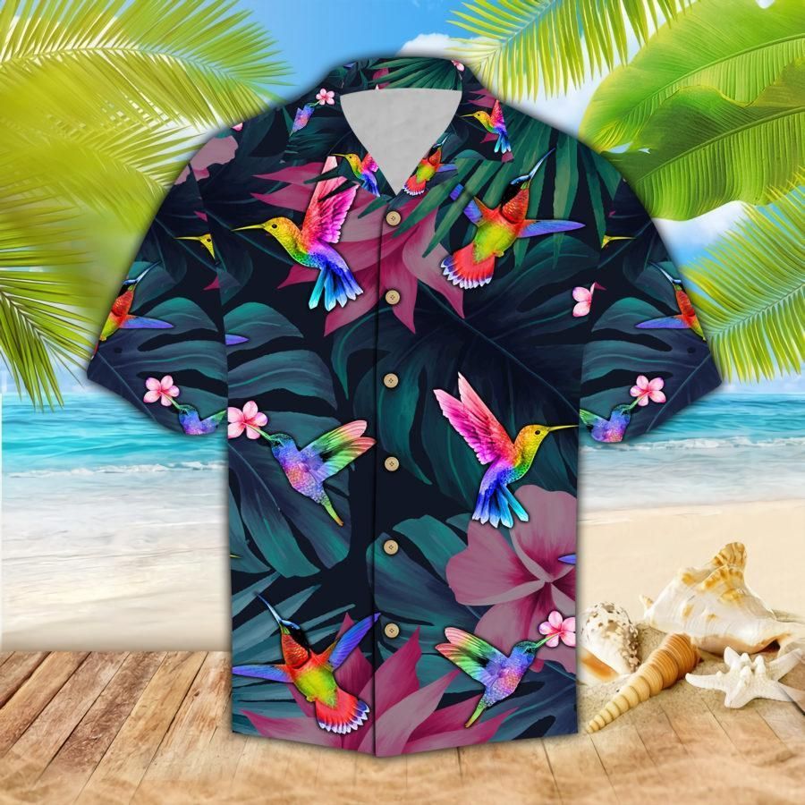 Hawaii Aloha Shirts Hummingbird Ha60532