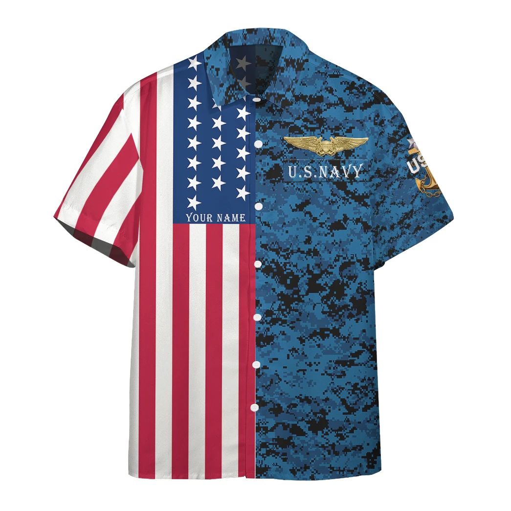 Alohazing Us Navy Chief Custom Hawaiian Shirt Ha35338