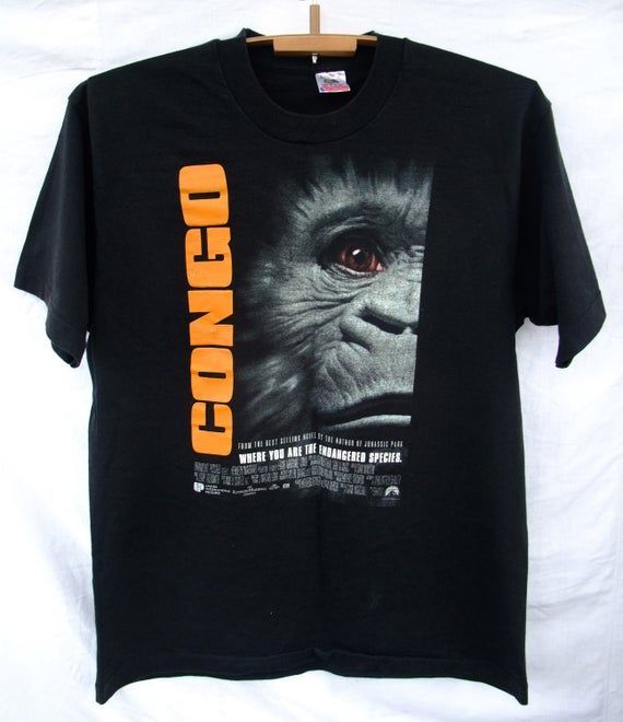 Shirt Congo 1995 Movie Shirt Where You Are The Endangered Species Cotton Arge Shirt