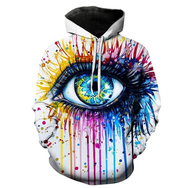 Rainbow Eye Hoodie