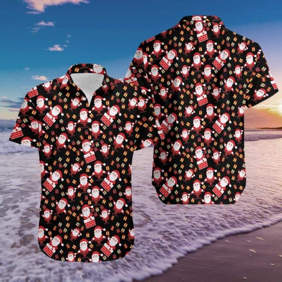 Hawaii Aloha Shirts Santa Claus Holiday Party Christmas Ha36266