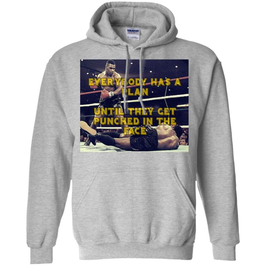 AGR Mike Tyson – Everybody has a plan until they get punched in the face Gildan Pullover Hoodie