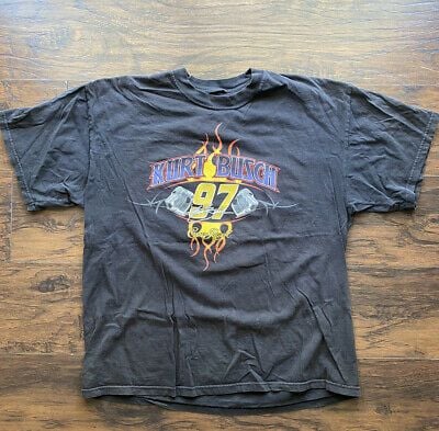 Vintage Kurt Busch T-shirt 8631