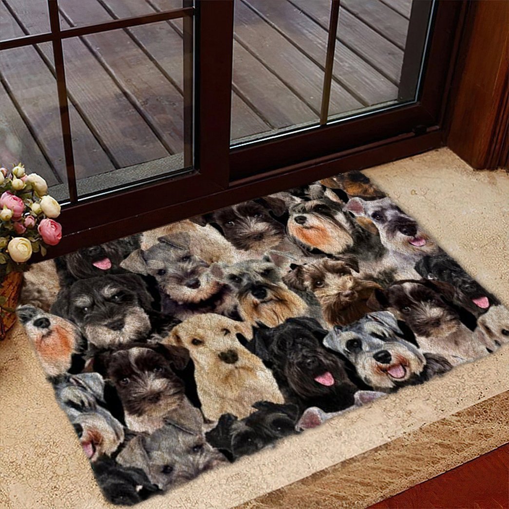 Tmarc Tee A Bunch Of Schnauzers Doormat