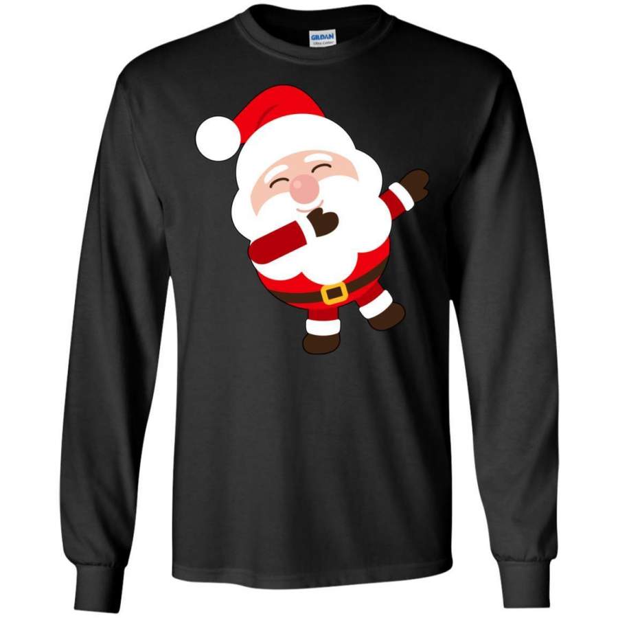 Dabbing Santa Christmas LS shirt/Sweatshirt/Hoodie
