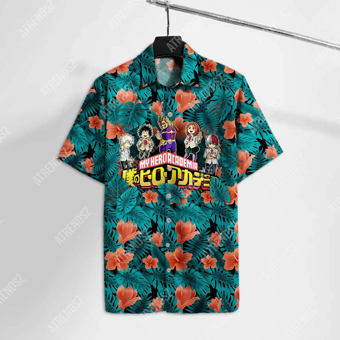 My Hero Academia Hawaii Shirt Character Tropical Logo Aloha Ha52533