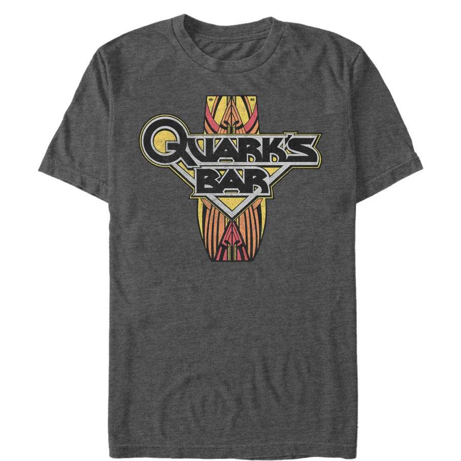 Star Trek Men’s DS9 Quark’s Bar Logo  T Shirt