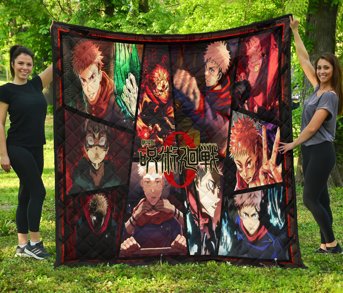 Itadori Yuji Jujutsu Kaisen Premium Quilt Blanket Anime Home Decor Custom For Fans Na052012