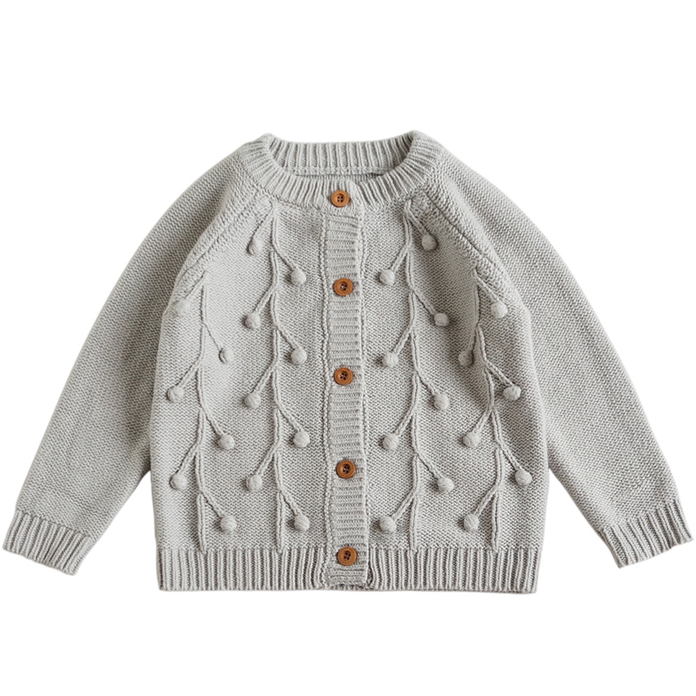 Criscky Autumn Winter Toddler Clothes Girls Sweaters Knitted Sweater Cardigan Long Sleeve Girls Coat Jacket Children Outerwear alx