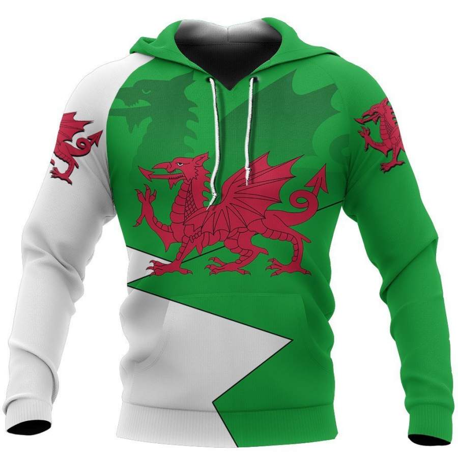 Wales Dragon Hoodie – Dentil Style PL