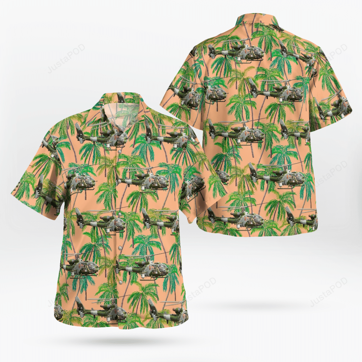 British Army Westland Gazelle Hawaii Shirt Ha63946