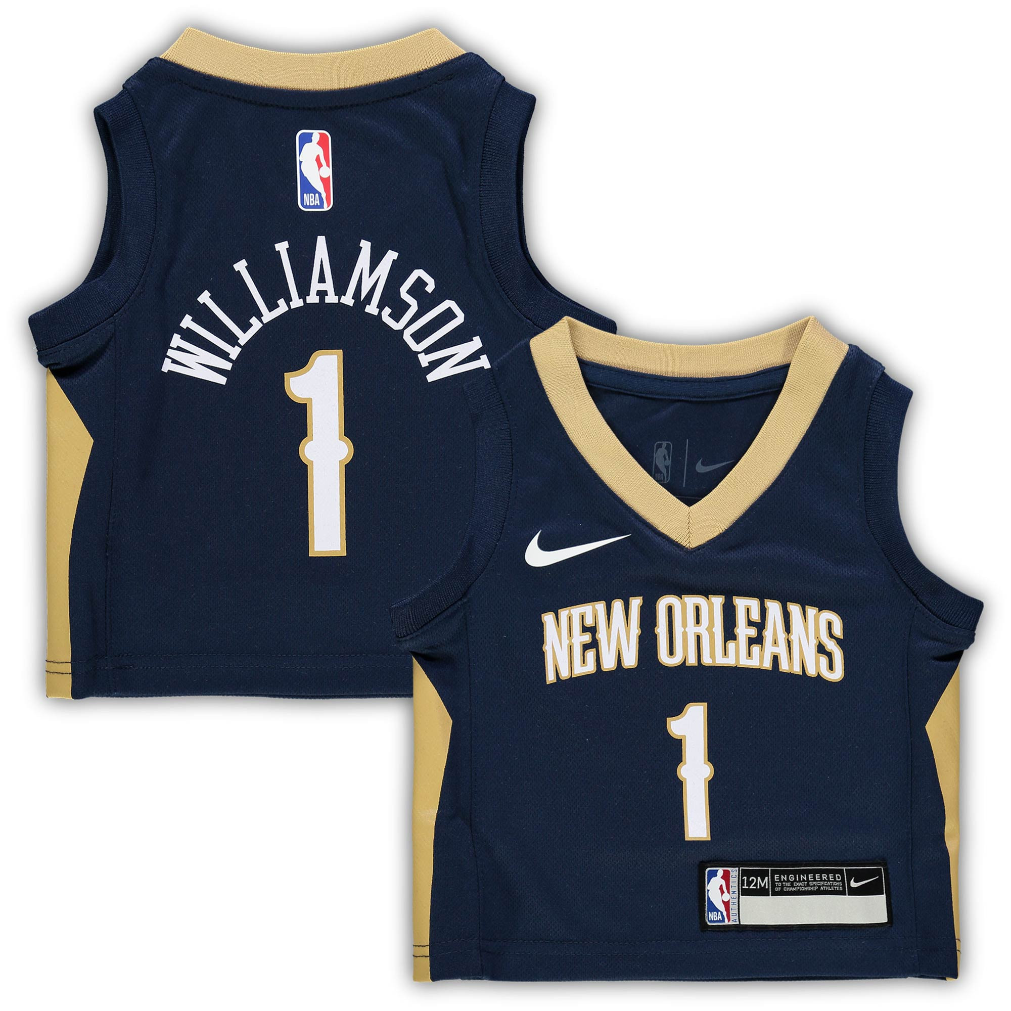 Zion Williamson New Orleans Pelicans Infant Replica Jersey – Icon Edition – Navy NBA