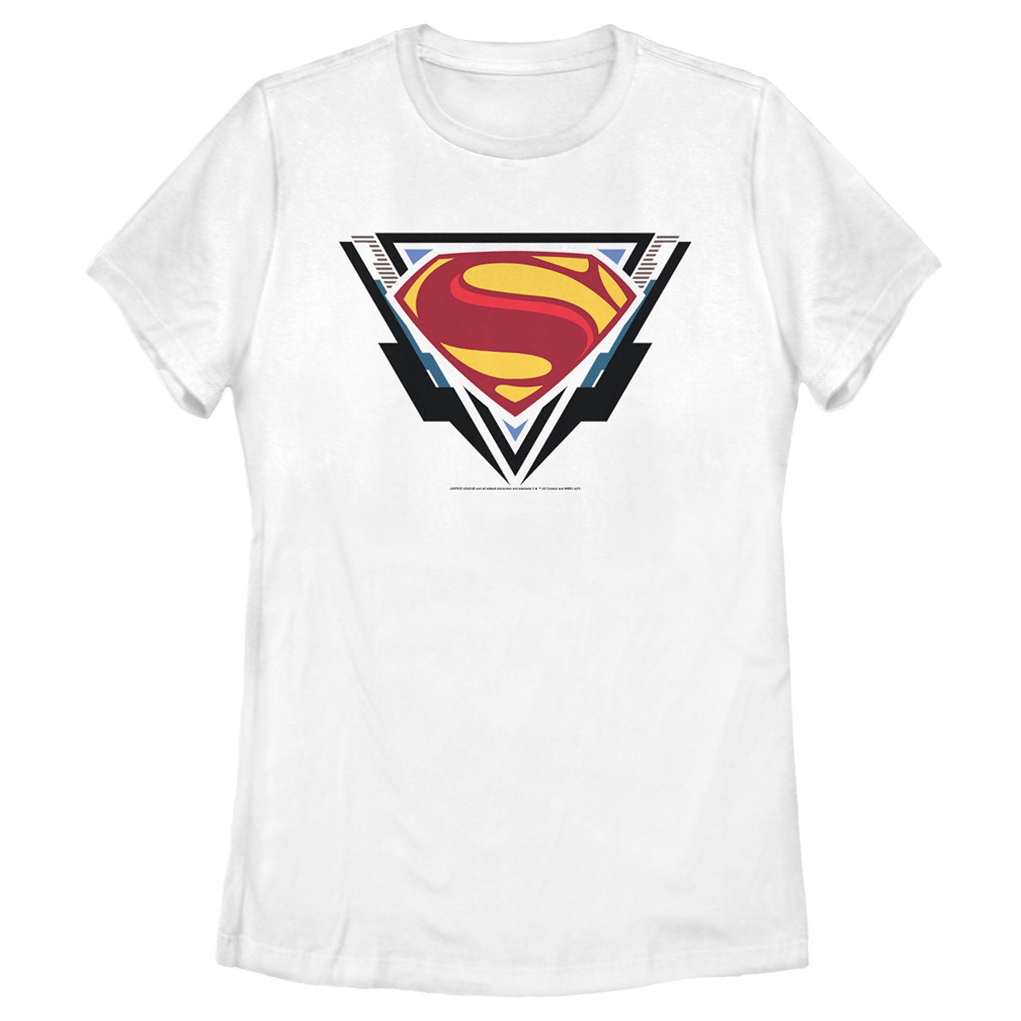 Zack Snyder Justice League Women’S Superman Comic Logo  T-Shirt