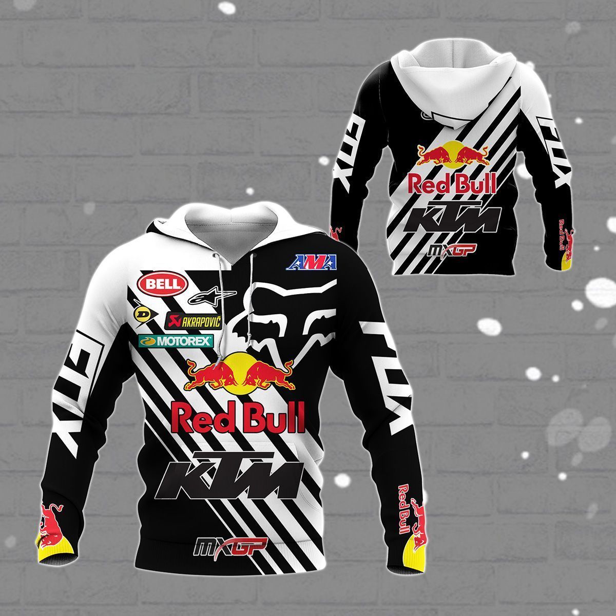 3D All Over Printed KTM Racing  Shirts Ver15 (Black)