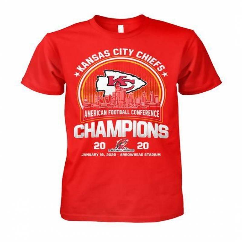 Kansas City Chiefs American Football Conference Champions Men And Women T Shirt S-5Xl