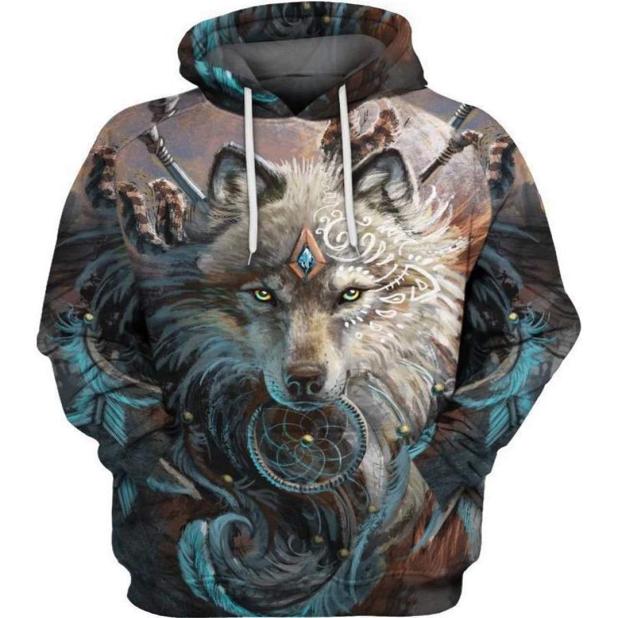 Wolf 3D All Over Printed Shirts For Men and Women TT100801