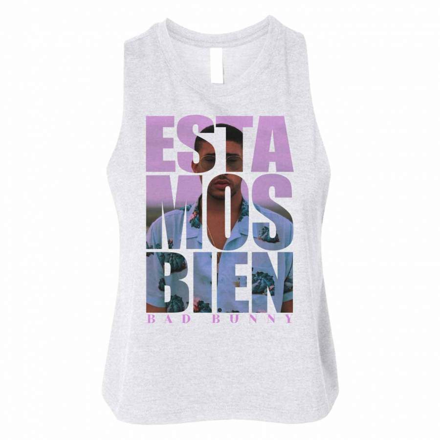 Bad Bunny Estamos Bien Woman Crop Tanktop