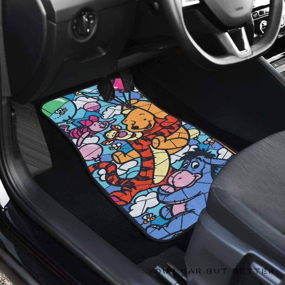 Winnie The Pooh Car Floor Mats 9 110619 Personalized Car Seat Floor Mat Custom Print