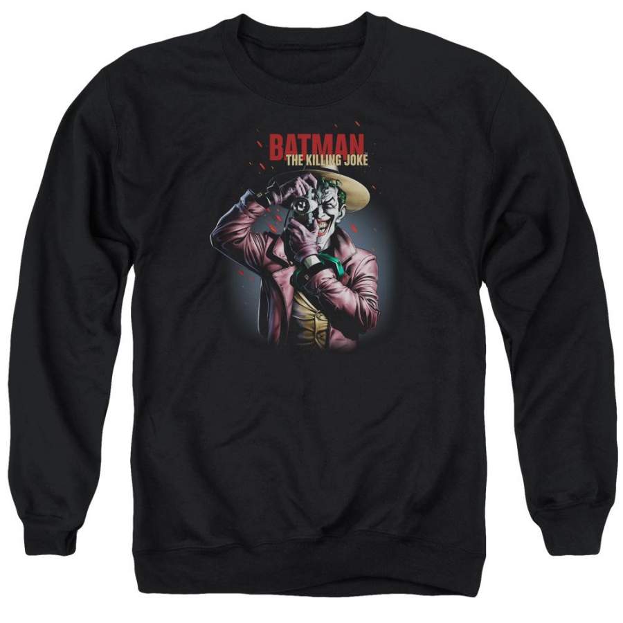 Batman – Killing Joke Camera Adult Crewneck Sweatshirt