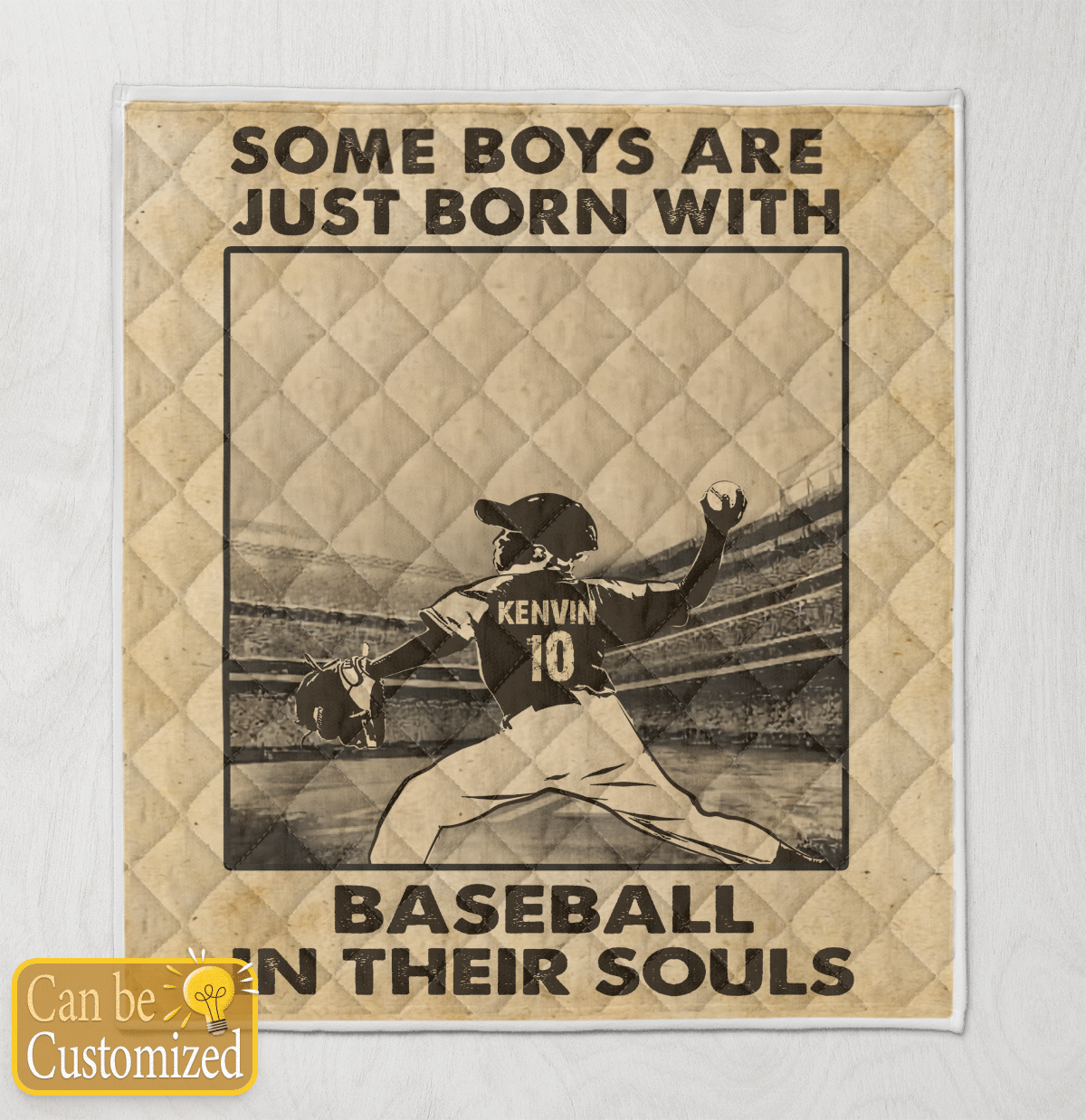 Baseball In Their Souls Quilt And Fleece Blanket – Bs07