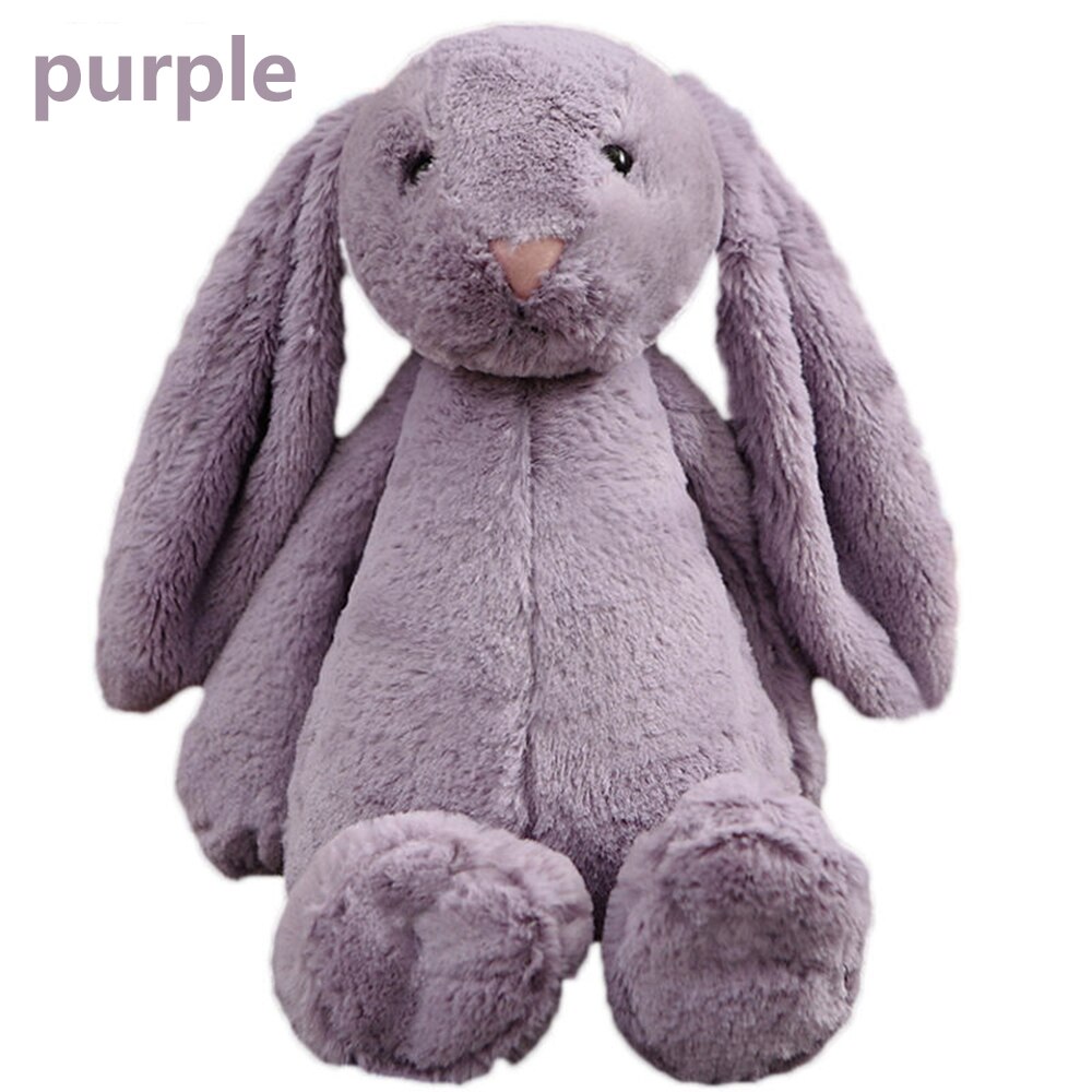 30cm Stuffed Long Ear Rabbit Soft Plush Toys Sleeping Cute Bunny Cartoon Animal Dolls Children Baby Birthday Gift alx