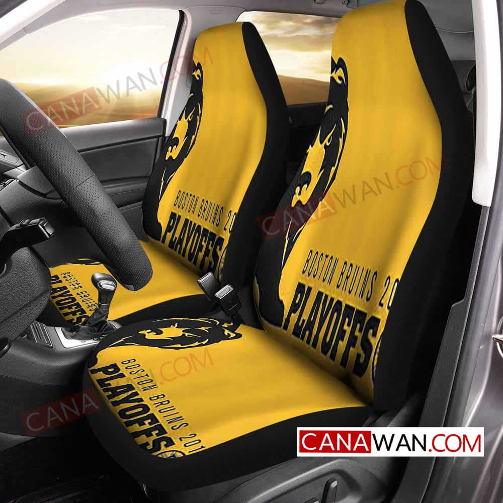 Boston Bruins Style406 3D Customized Personalized Car Seat Cover