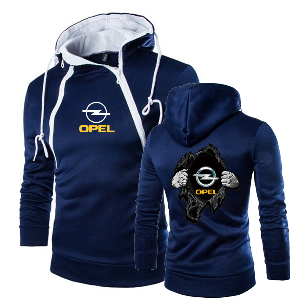 2022 New Spring and Autumn OPEL Logo Mens Pullover Hoodies Classic Tracksuit Warm Slim Tops fashion Brand Hooded Sweatshirts alx