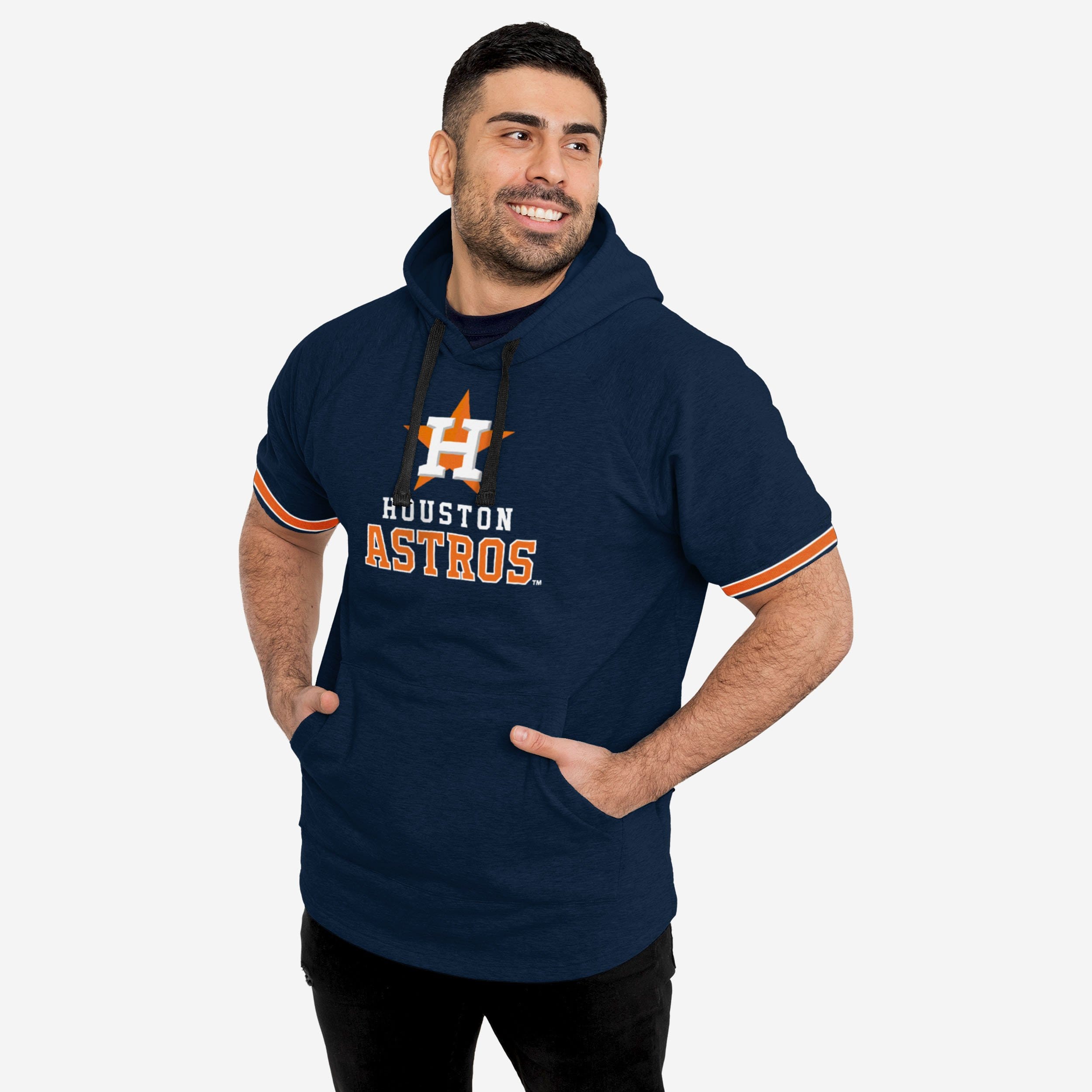 Houston Astros Short Sleeve Hoodie