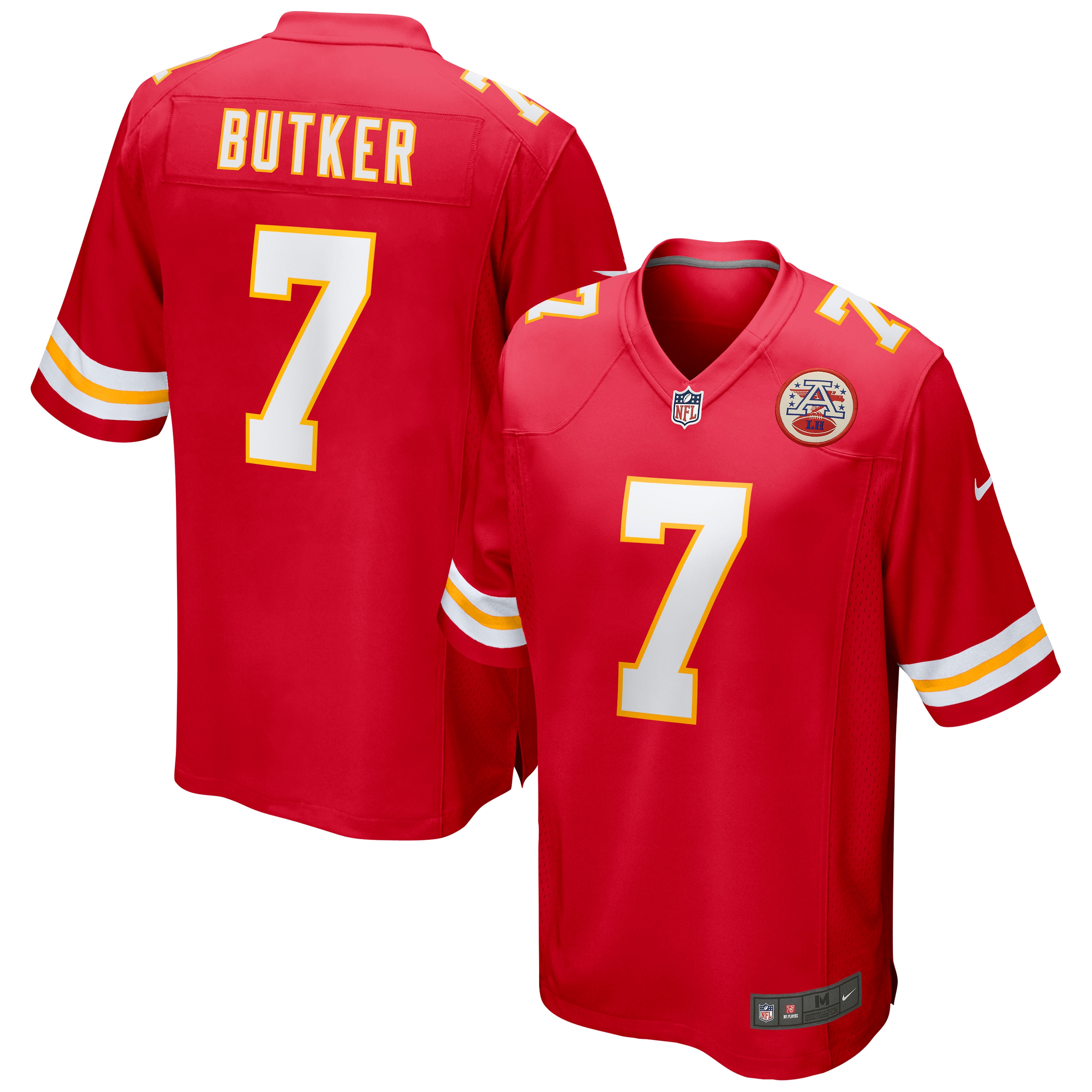 Harrison Butker Kansas City Chiefs Game Jersey – Red