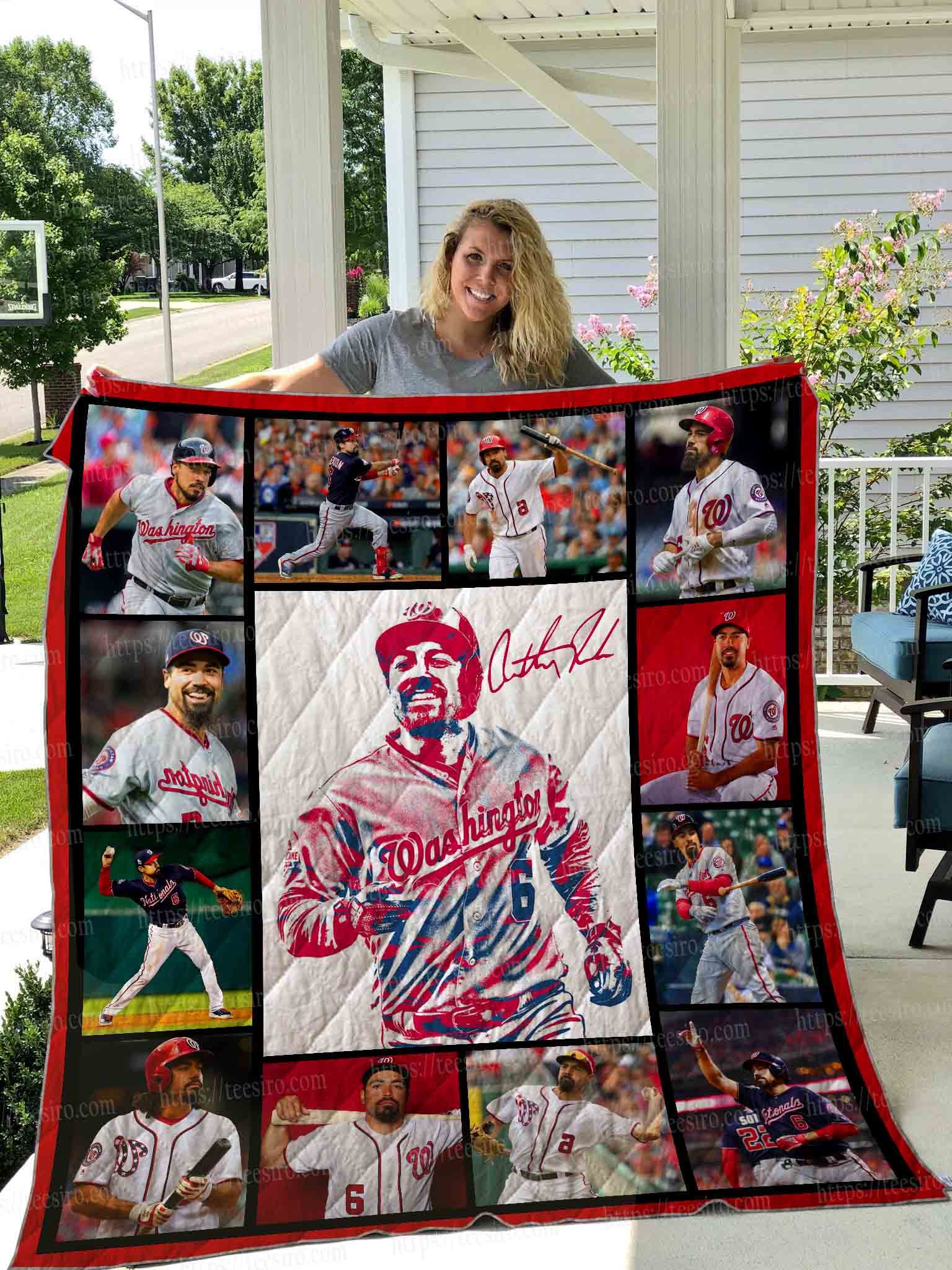 Anthony Rendon Quilt Blanket 01