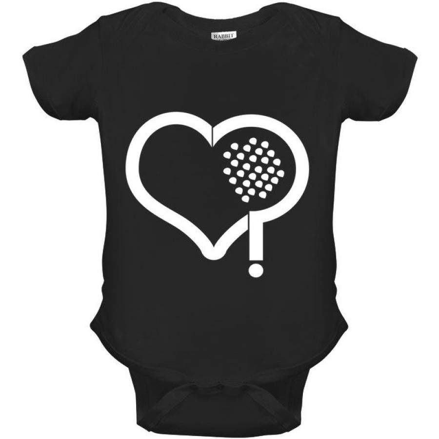 I Love Padel Shirt Baby Onesie