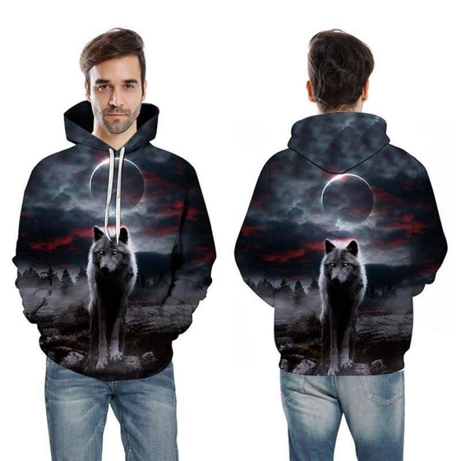 3D Hoodies Men/Women Fashion Wolf Animal