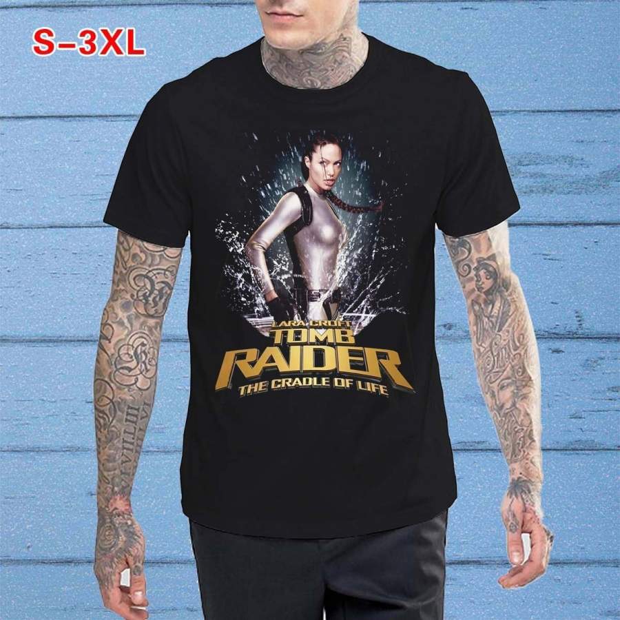 LARA CROFT TOMB RIDER Poster Ver. 2 Men’s T-Shirt