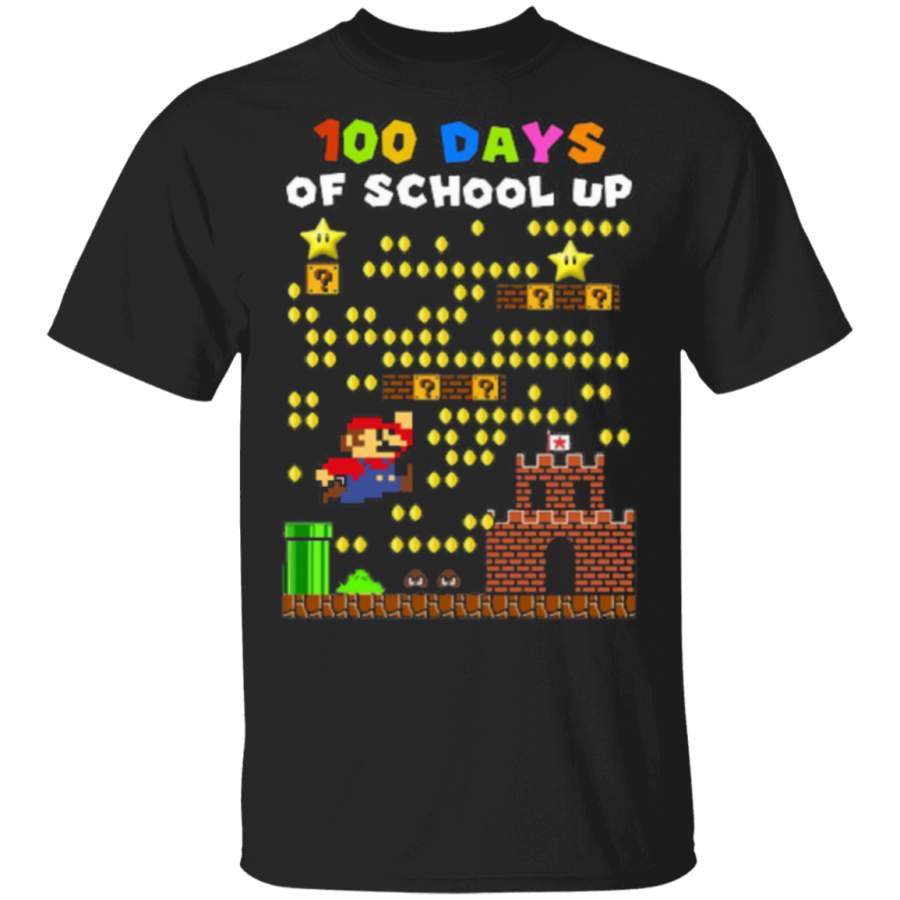 Super Mario 100 days of school up Trending T-Shirt