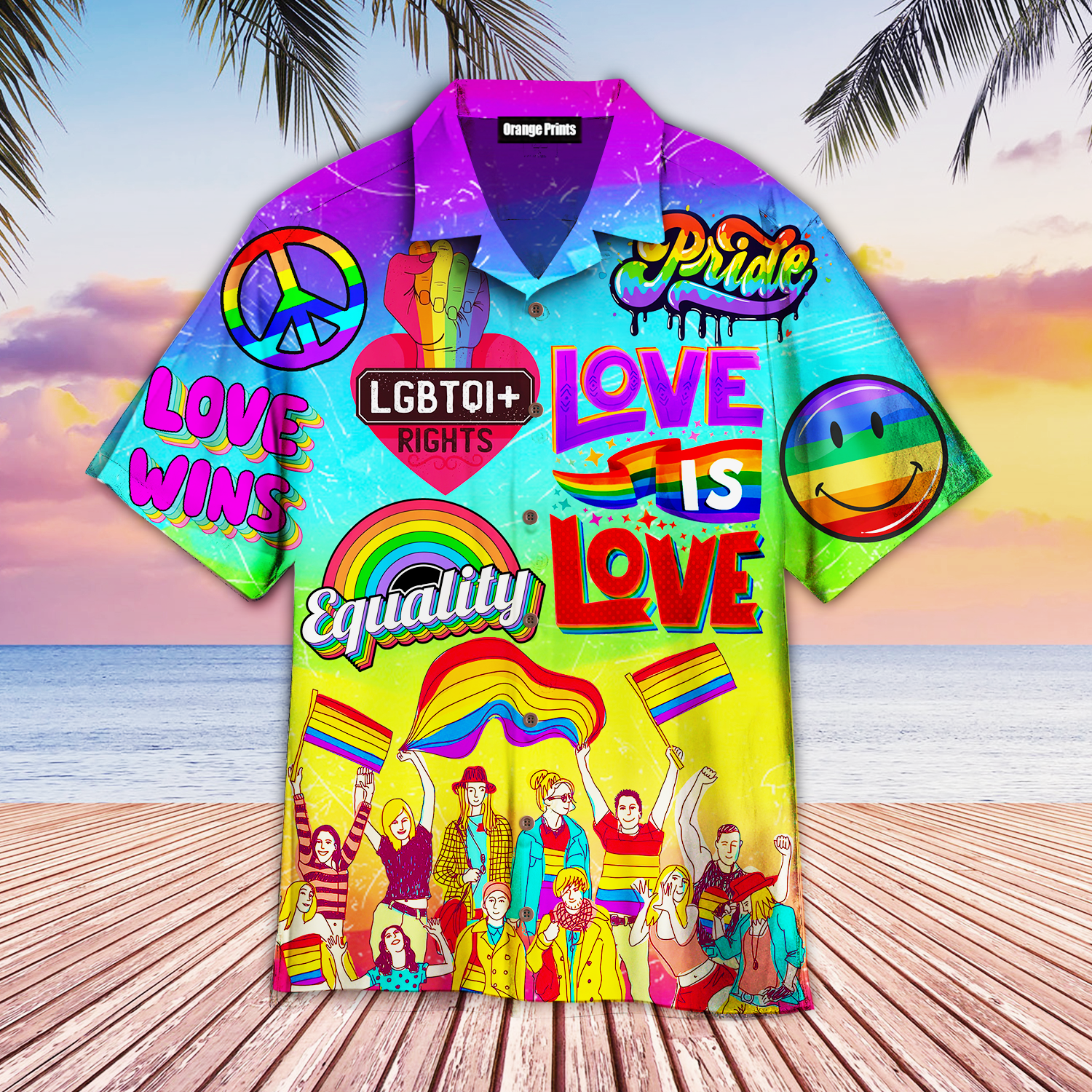 Lgbt Love Wins Is Pride Month Hawaii Shirt For Men Women Ha9764