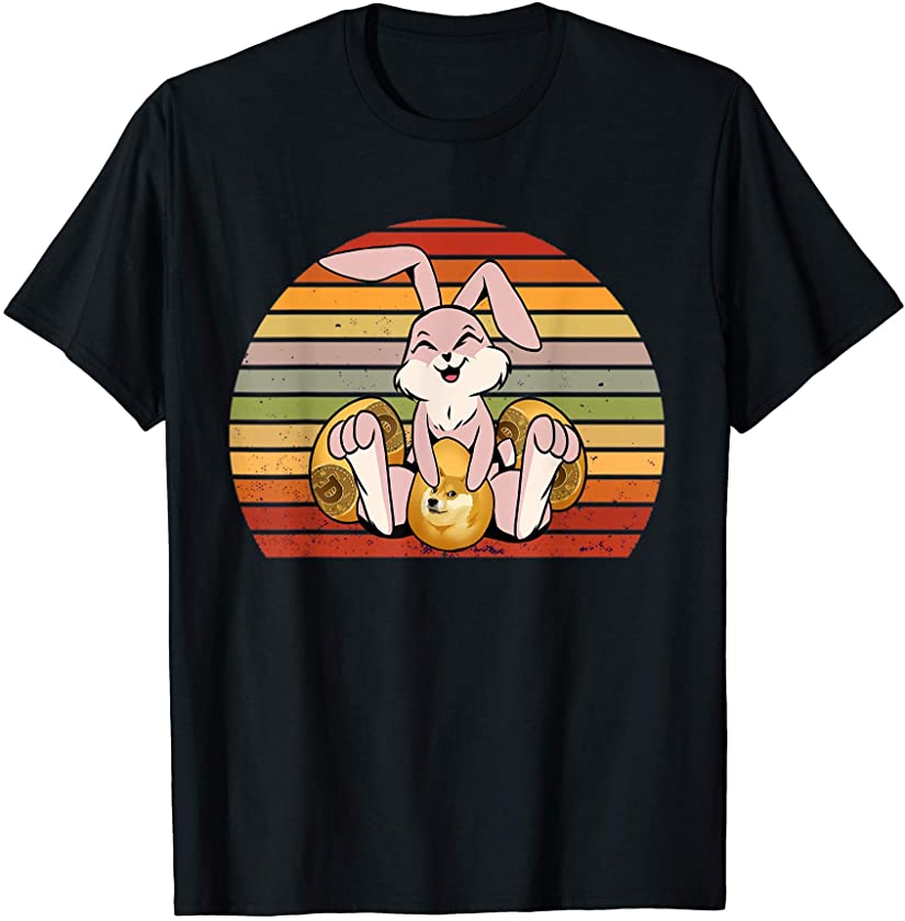 Krypto Easter Dogecoin Krypto Diet Easter Bunny T-Shirt