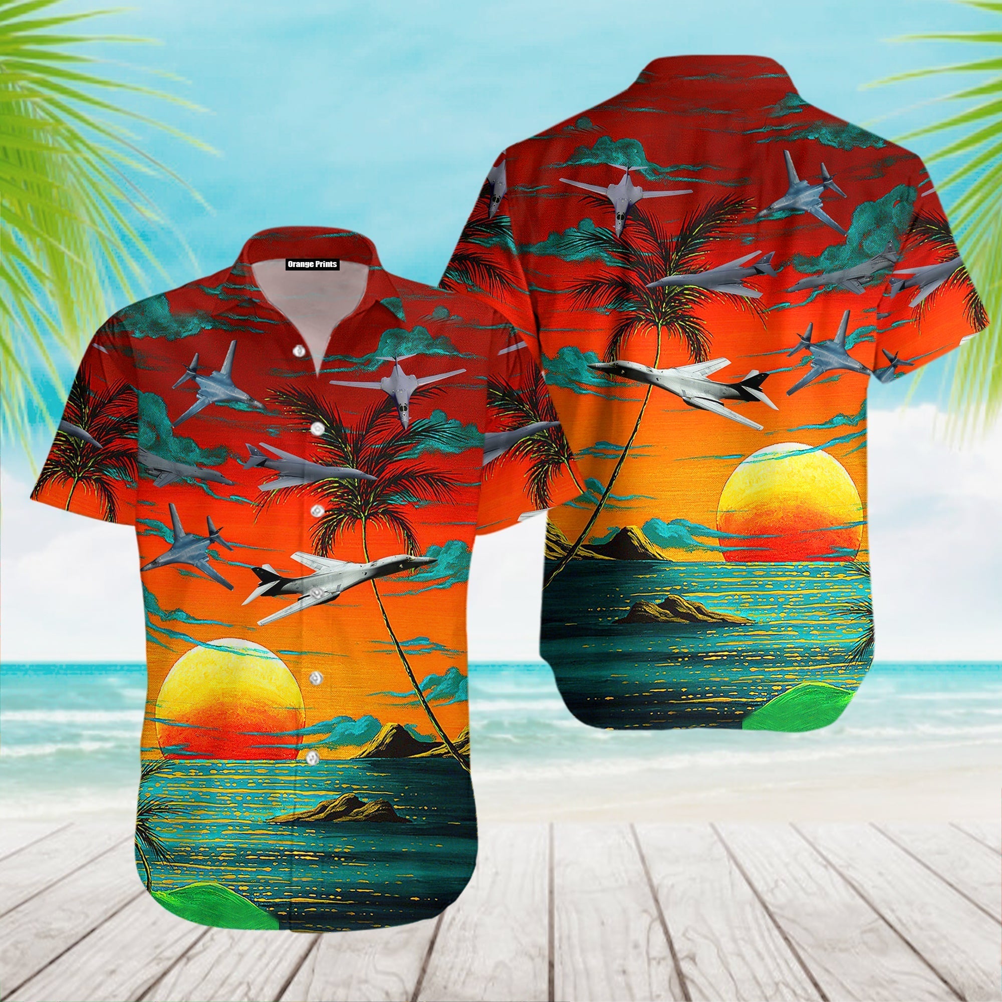 Sunset Tropical Aloha Hawaii Shirt For Men Women Ha9532