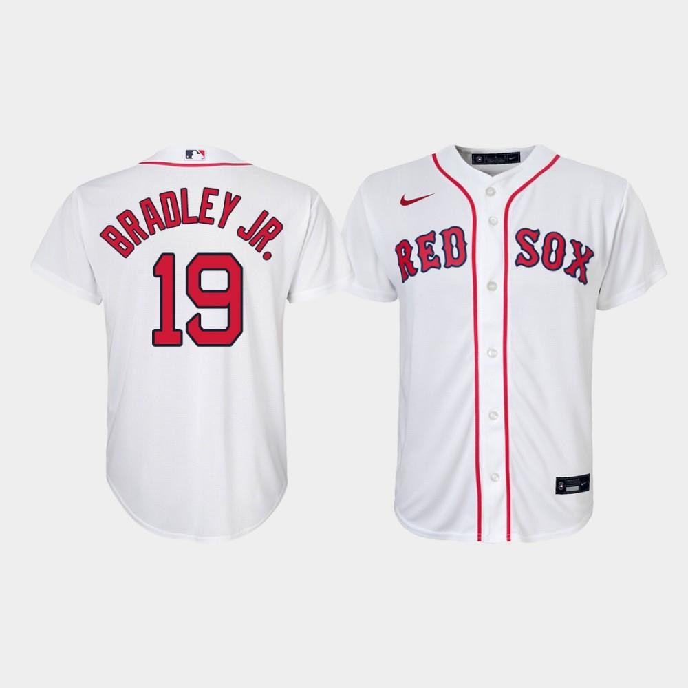 Youth Boston Red Sox Jackie Bradley Jr. 19 White Home Jersey