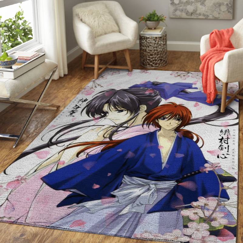 Anime Samurai X Kenshin Vintage Area Rug – Carpet