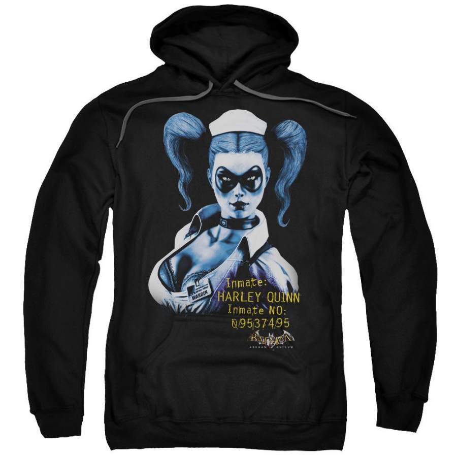 Batman Aa – Arkham Harley Quinn Adult Pull Over Hoodie