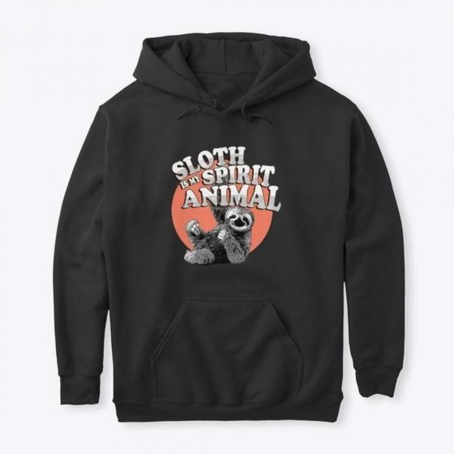 Sloth Is My Spirit Animal Gildan Hoodie Sweatshirt