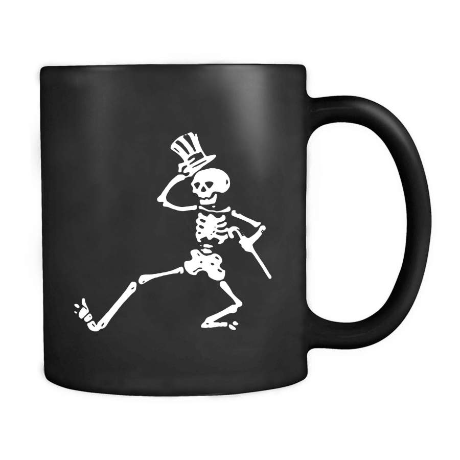 Grateful Dead Head Fan Dancing Skeleton Shakedown Street Halloween Mug