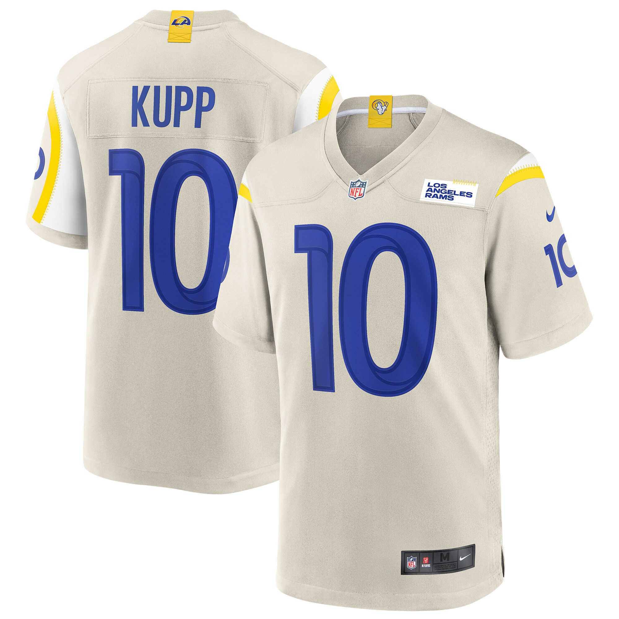 Cooper Kupp Los Angeles Rams Game Jersey – Bone