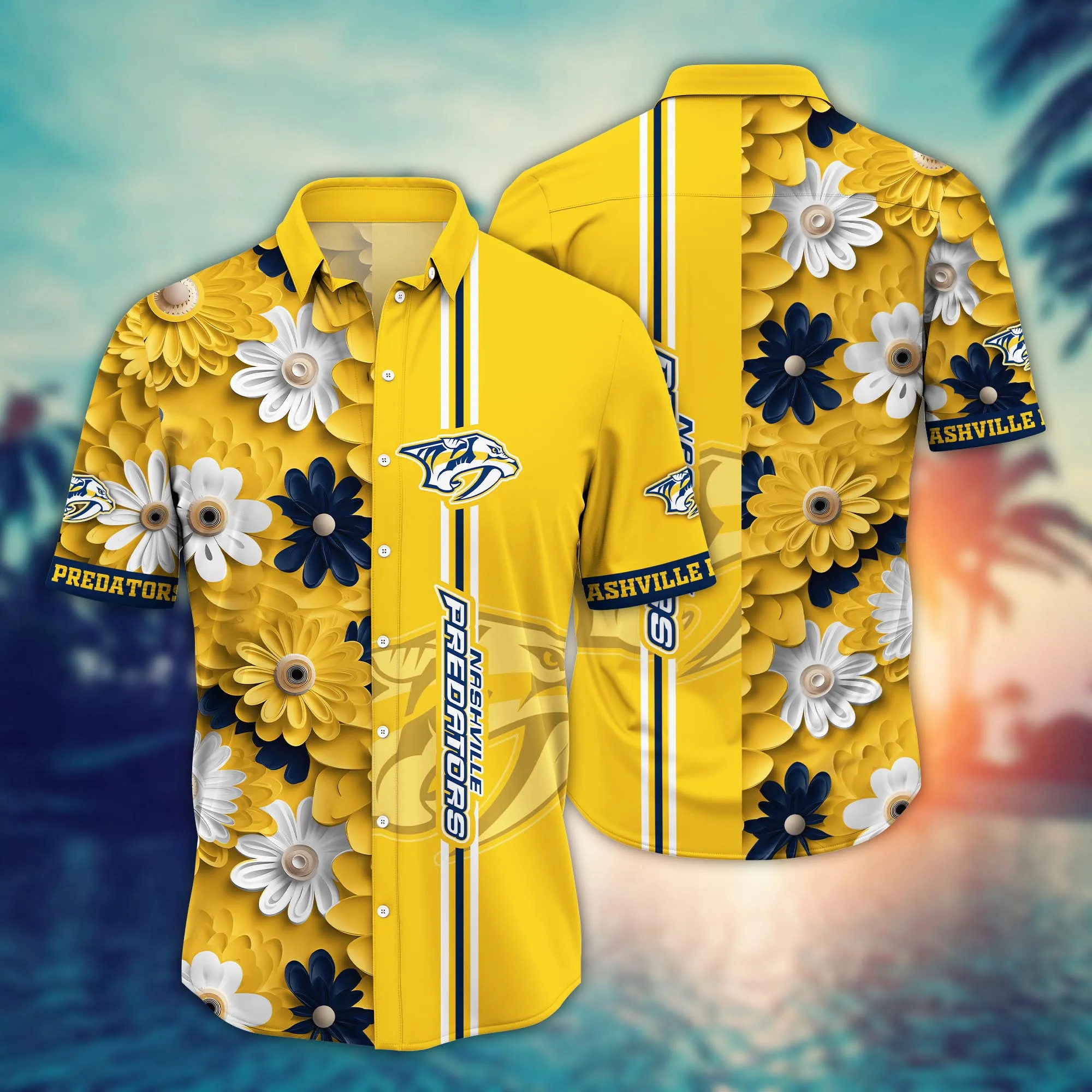 Nashville Predators Nhl Hawaiian Shirt Barbecues Aloha Shirt