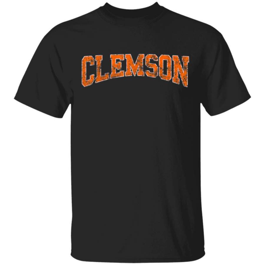 Vintage Clemson Football Retro Weathered T-Shirt