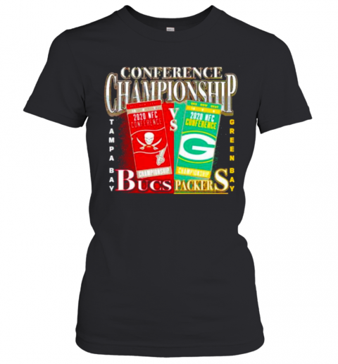 Green Bay Packers Vs Tampa Bay Buccaneers 2020 Nfc Conference Championship Matchup Women’S T-Shirt