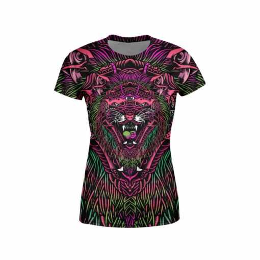 Acid Tiger Pink Women’S T-Shirt