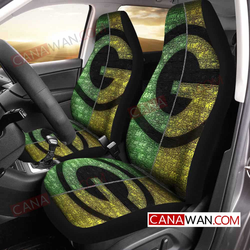 Green Bay Packers Style186 3D Customized Personalized Car Seat Cover