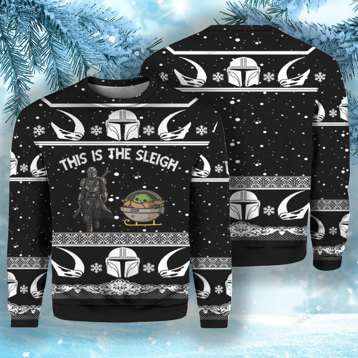 This Is The Sleigh Crewneck Sweatshirt 3Cs-V8N6