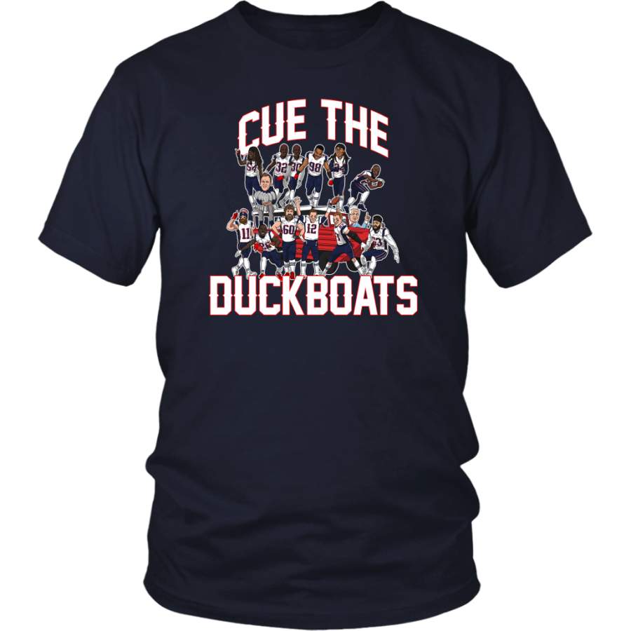 CUE THE DUCKBOATS Shirt New England Patriots Super Bowl Championship 2019